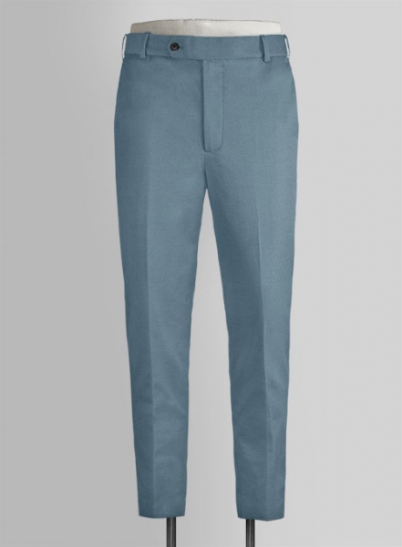 Nord Blue Feather Cotton Canvas Stretch Suit