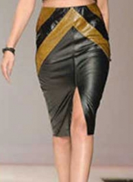Split Leather Skirt - # 460 Split Leather Skirt - # 460