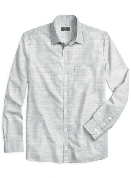 Italian Cotton Light Gray Anengo Shirt