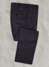 Reda Wine Cerez Tweed Pants