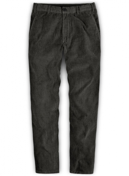 Dark Gray Corduroy Trousers
