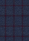 Italian Wool Cashmere Mardio Blue Checks Pants