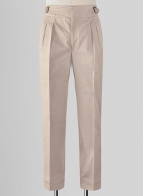 European Khaki Chino Gurkha Trousers