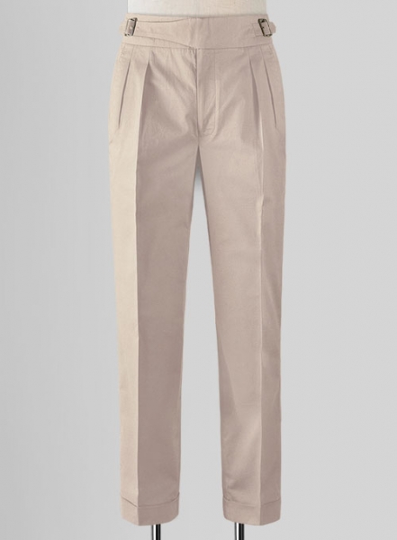 European Khaki Chino Gurkha Trousers