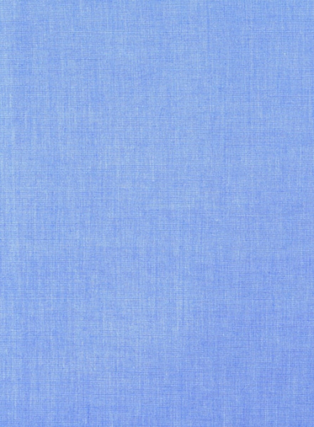 Italian Mid Blue Chambray Shirt