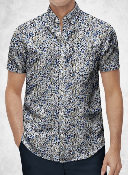 Italian Linen Sanez Shirt - Half Sleeves