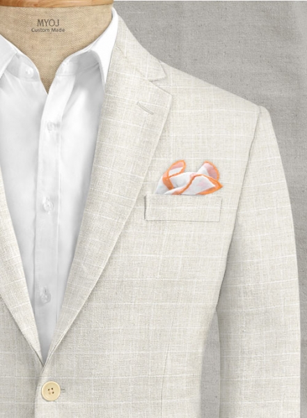 Italian Linen Lusso Ivory Jacket