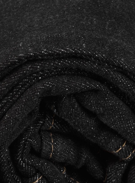 Logan Black Stretch Hard Wash Whisker Jeans