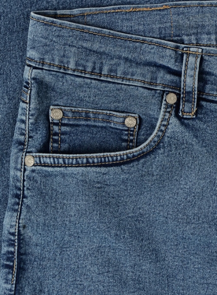Indigo Blue Jeggings - Light Weight Jeans - Blast Wash