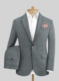 Solbiati Stone Gray Linen Suit
