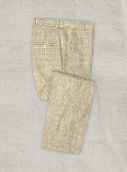 Italian Linen Lusso Beige Suit