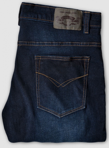 Marina Blue Stretch Hard Wash Whisker Jeans - Look #570