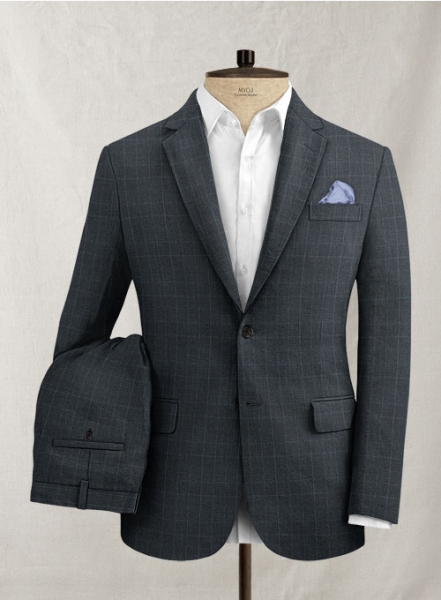 Italian Linen Lunia Checks Suit