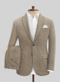 Light Weight Light Brown Tweed Suit