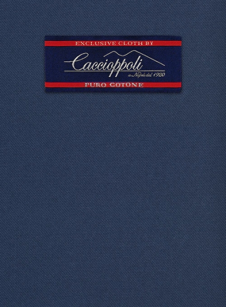 Caccioppoli Cotton Drill Delft Blue Pants