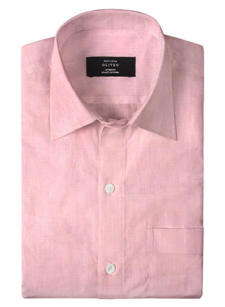 Italian Pink Chambray Shirt