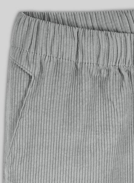 Easy Pants Light Gray Corduroy