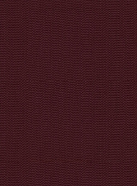 Burgundy Herringbone Cotton Shirt - Half Sleeves