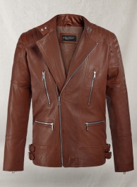 Shotgun Tan Moto Leather Jacket  Shotgun Tan Moto Leather Jacket