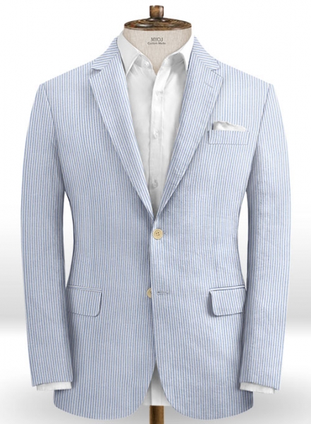 Caccioppoli Seersucker Ido Jacket