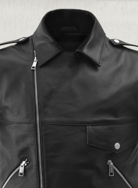 Leather Biker Vest # 331