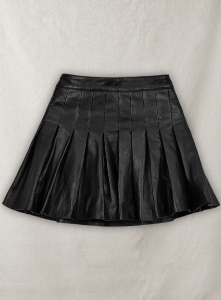Jessica Biel Leather Skirt