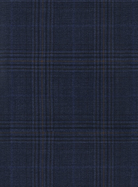 Reda Regatta Blue Checks Wool Jacket