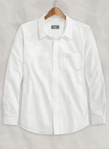 Italian Heavy Cotton Off White Shirt - Full Sleeves
