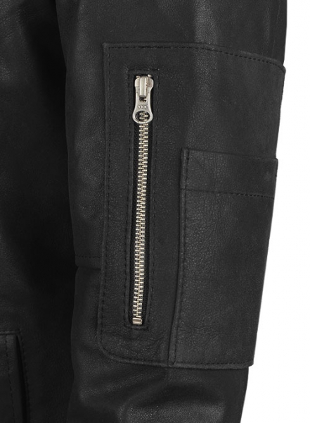 Distressed Black Californication 3 Hank Moody Leather Jacket