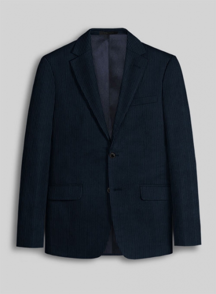 Navy Blue Corduroy Jacket