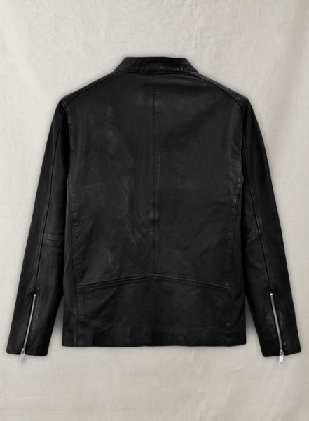 Motorad Black Biker Leather Jacket