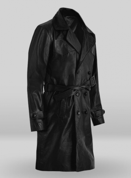 1970\'s Leather Trench Coat