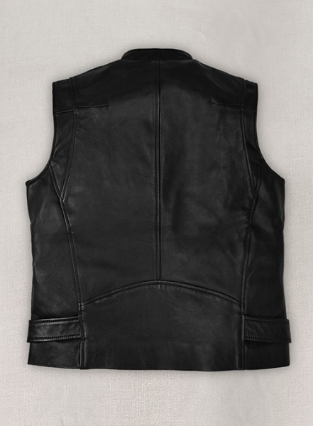 Leather Biker Vest # 345