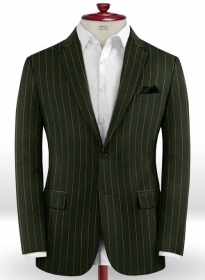 Jail Green Flannel Wool Jacket