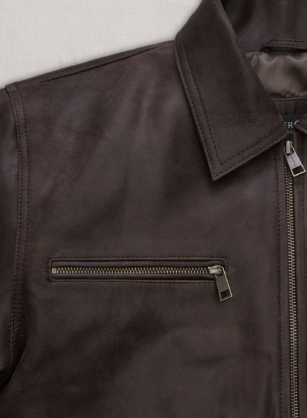 Sam Worthington Kidnapping Mr Heineken Leather Jacket