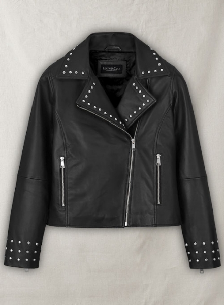 Eva Studded Leather Jacket