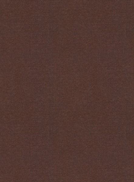 Dark Brown Flannel Wool Suit