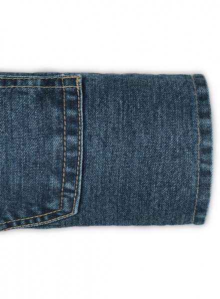 Thunder Blue Blast Wash Jeans