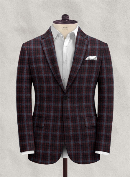 Italian Galldo Checks Tweed Jacket