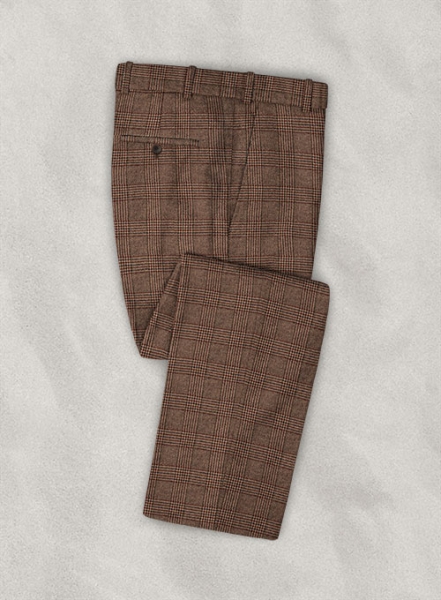 Roneo Checks Tweed Pants