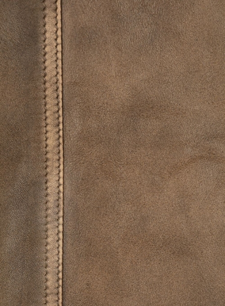 Rubbed Espanol Timber Brown Leather Jacket # 653