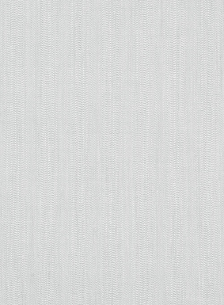 Italian Herringbone Gray Shirt - Half Sleeves