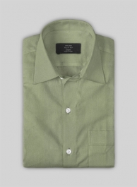 Basil Dust Stretch Poplene Shirt