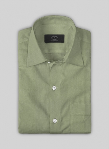 Basil Dust Stretch Poplene Shirt