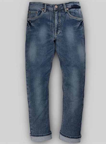 Knitted Jogger Denim Stretch Jeans - Desert Wash