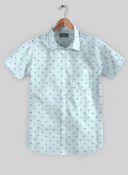 Italian Cotton Berta Shirt - Half Sleeves