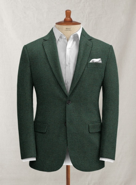 County Green Herringbone Tweed Jacket