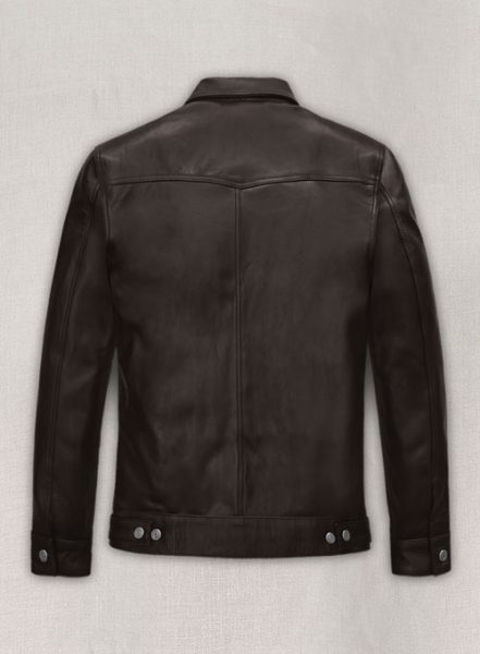 Brown Jeff Goldblum Leather Jacket #1