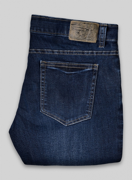 Bronco Blue Stretch Hard Wash Whisker Jeans