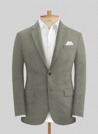 Sage Green Pure Linen Jacket